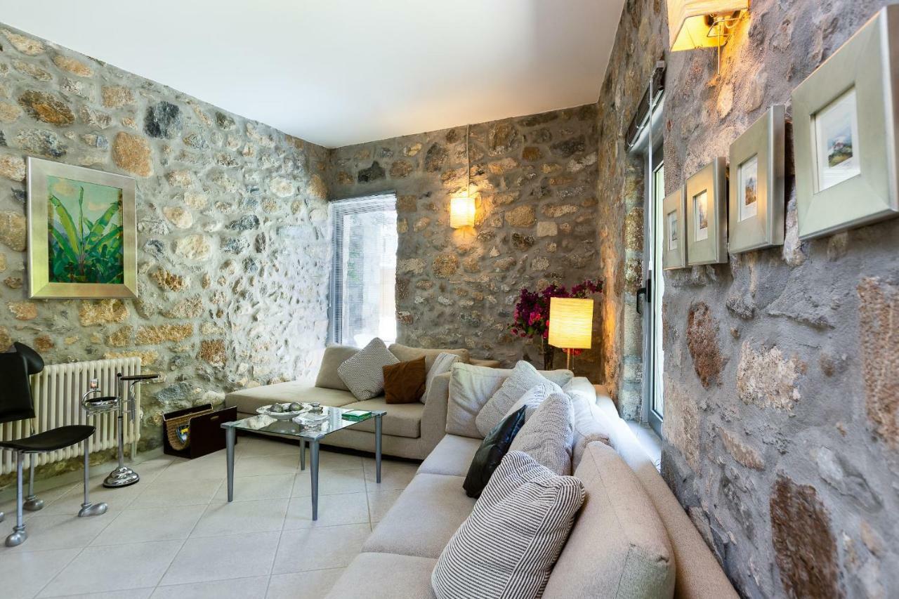Muazzo Creta Stone House, Nature Escape With Pool, By Thinkvilla Pigí Exterior foto